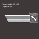 FS-2038 - Plain Cornice Moulding - star.chihxltrading.com