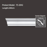 FS-2042 - Plain Cornice Moulding - star.chihxltrading.com