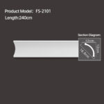 FS-2101 - Plain Cornice Moulding - star.chihxltrading.com