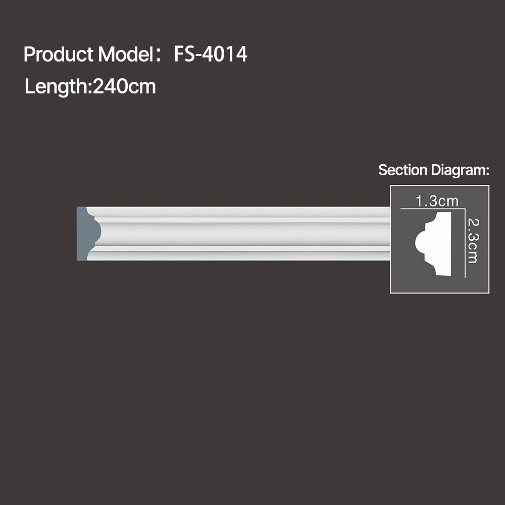 FS-4014 - Plain Chair Rail Moulding - msjdecor