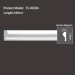 FS-4030A - Plain Chair Rail Moulding - msjdecor