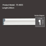 FS-4055 - Plain Chair Rail Moulding - msjdecor