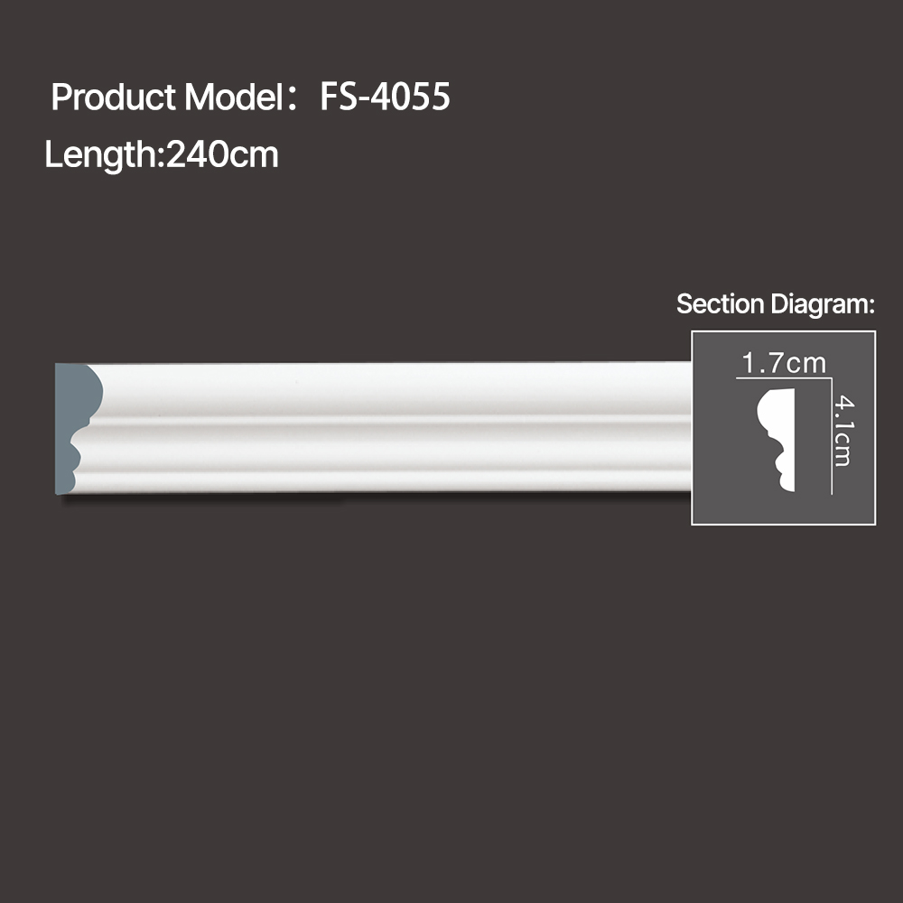 FS-4055 - Plain Chair Rail Moulding - msjdecor
