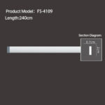 FS-4109 - Plain Chair Rail Moulding - star.chihxltrading.com