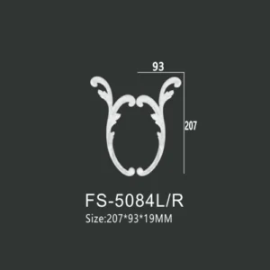 FS-5084L R PU decorative ornament for wall and ceiling decoration