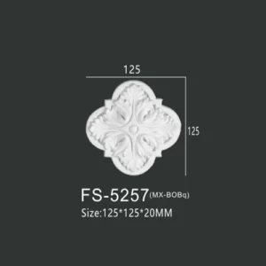 FS-5257 PU decorative ornament for wall and ceiling decoration